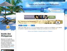 Tablet Screenshot of infos-philippines.com